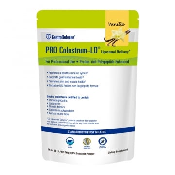PRO Colostrum-LD® Powder, Natural Vanilla Flavor - Polypeptide Enhanced  :: 16oz (454 grams)