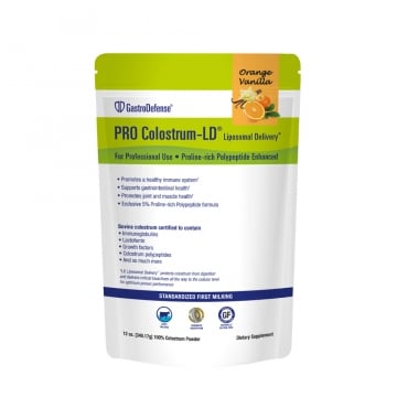 PRO Colostrum-LD® Powder, Natural Orange-Vanilla Flavor - Polypeptide Enhanced  :: 12oz (340 grams)