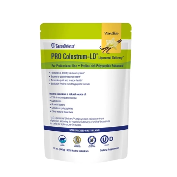 PRO Colostrum-LD® Powder, Natural Vanilla Flavor - Polypeptide Enhanced  :: 12oz (340 grams)