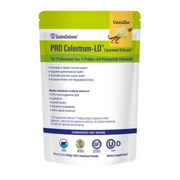 PRO Colostrum-LD® Powder, Natural Vanilla Flavor - Polypeptide Enhanced  :: 16oz (454 grams)