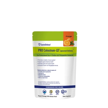 PRO Colostrum-LD® Powder, Natural Orange Flavor - Polypeptide Enhanced :: 50 grams